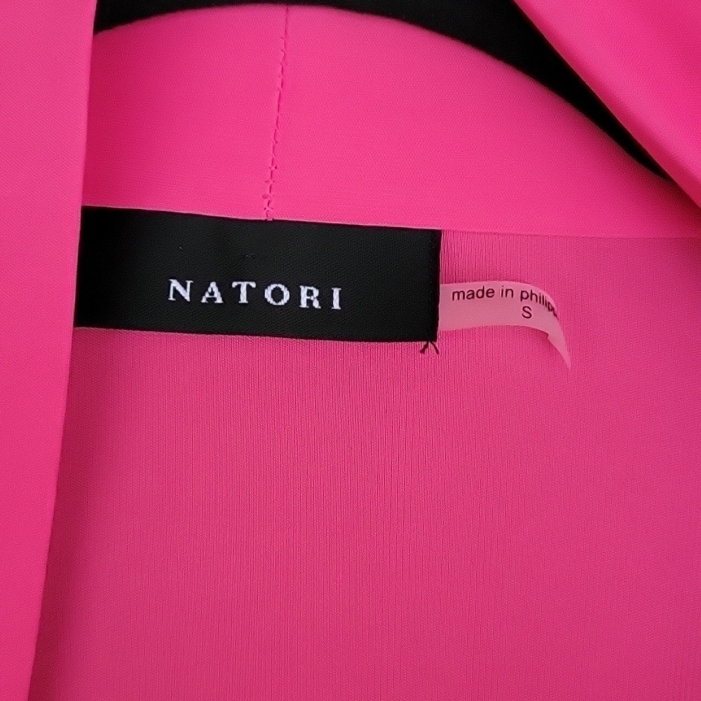 Natori Size Small Hot Pink Enchanted Wrap with Lace NWT - Picture 3 of 8